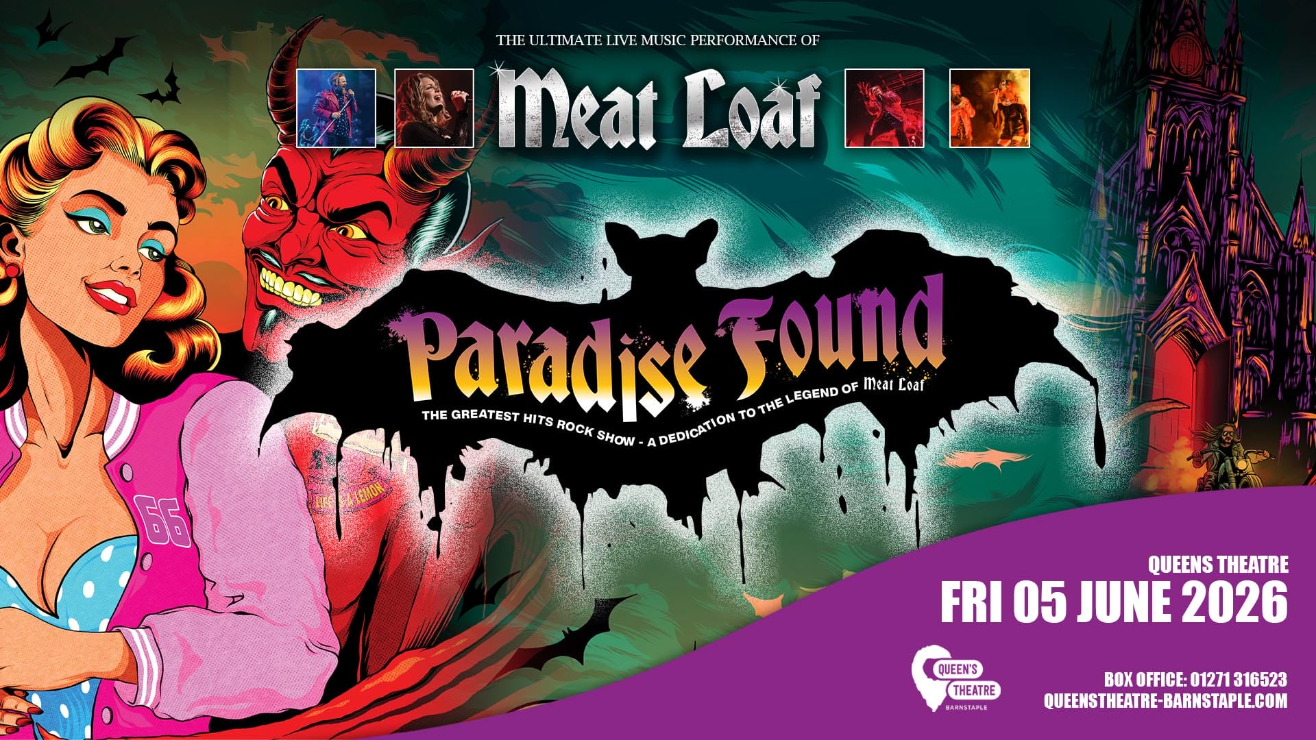 Paradise Found - Live Meat Loaf Rock Show - Queen's Theatre